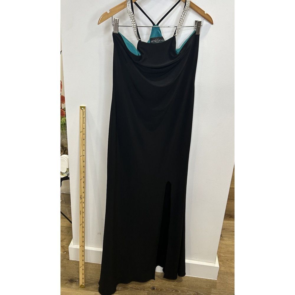 Betsy & Adam Womens Black Formal Evening‎ Dress Size 8